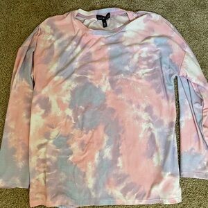 Tye dye long sleeve top medium